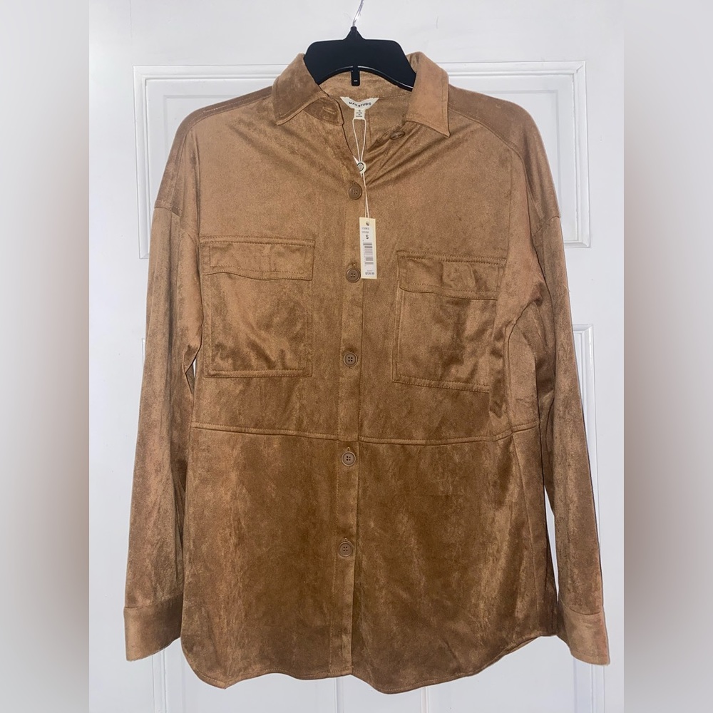 Velvet button up